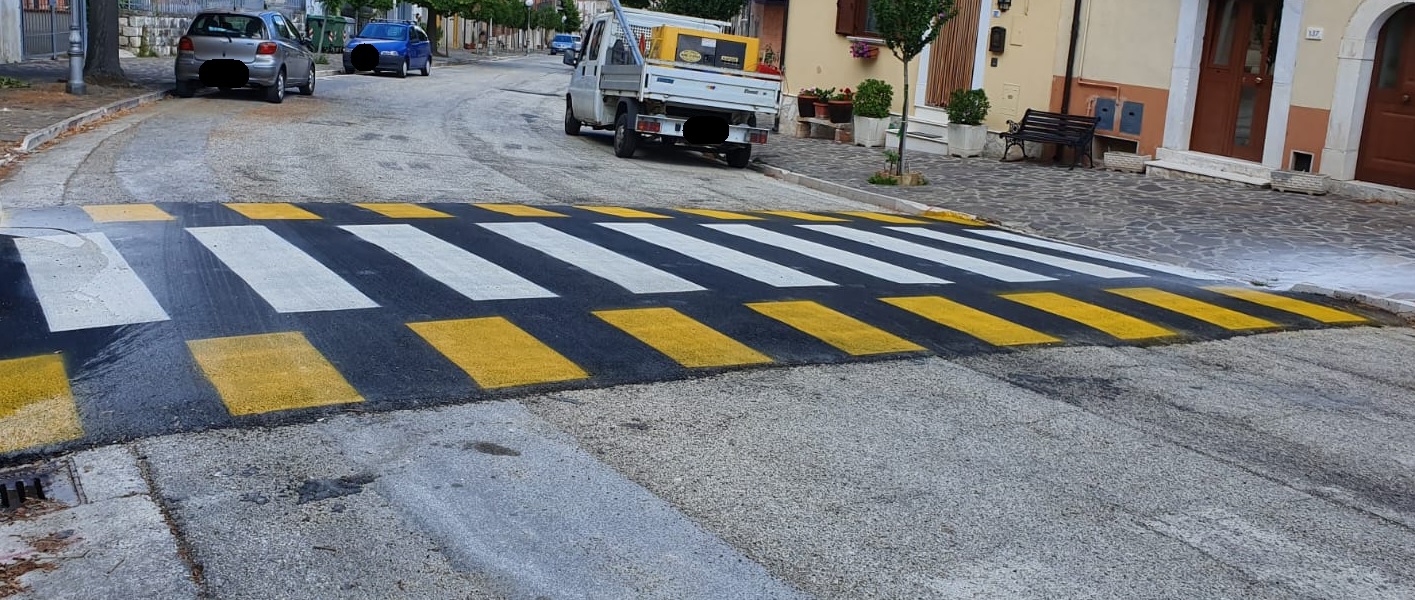 Esempio di attraversamenti rialzati